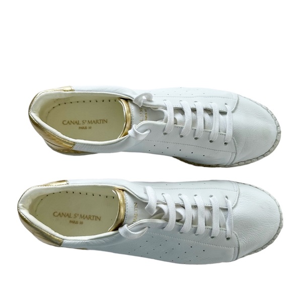 Canal St. Martin • Leather Eapadrille Sneakers - Picture 7 of 14